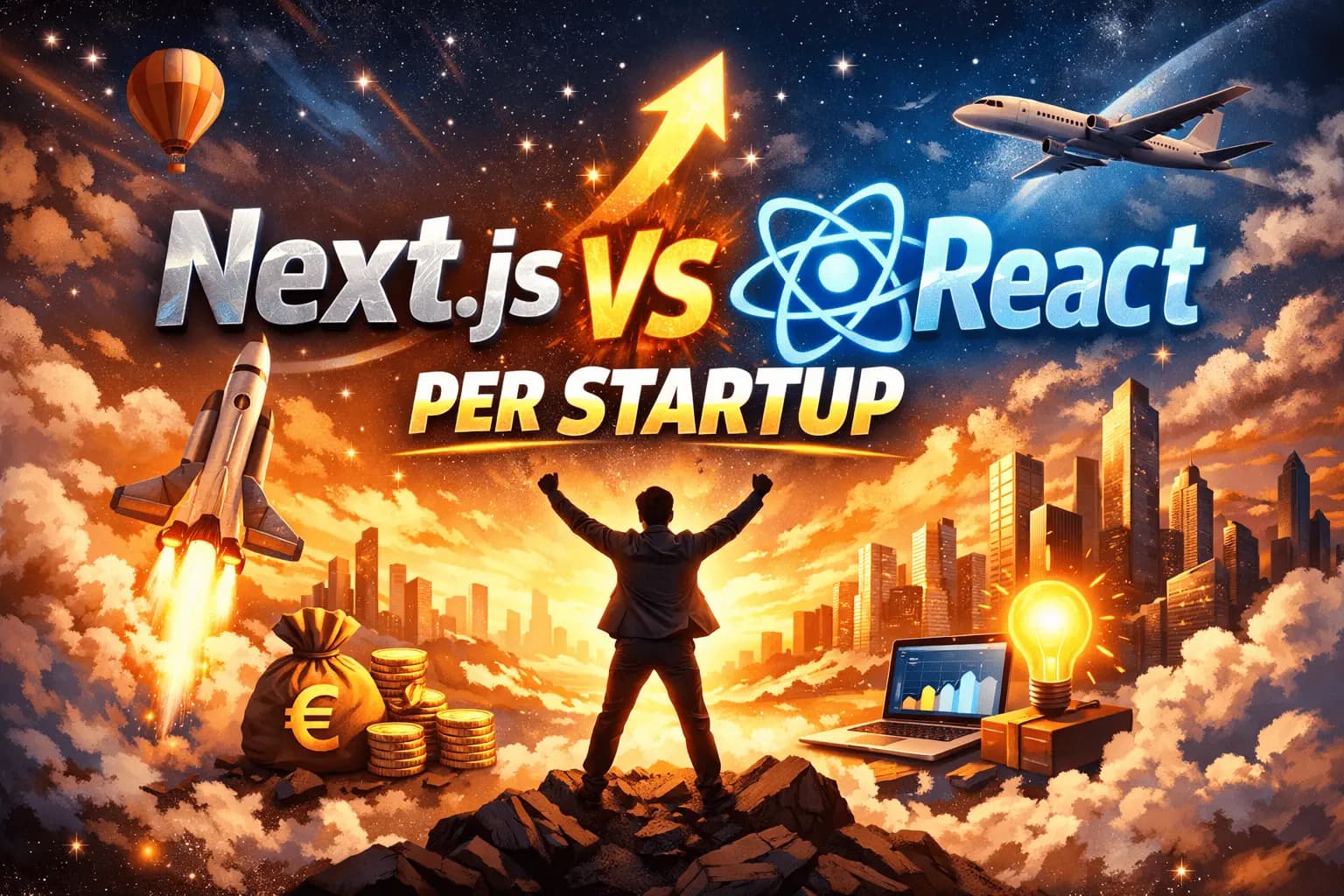 Next.js vs React per Sviluppo MVP: Guida Completa 2026