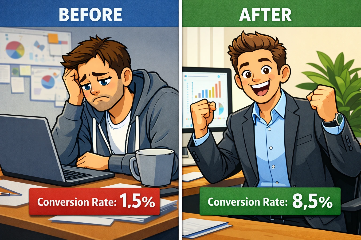 High-converting MVP landing page: validated strategies