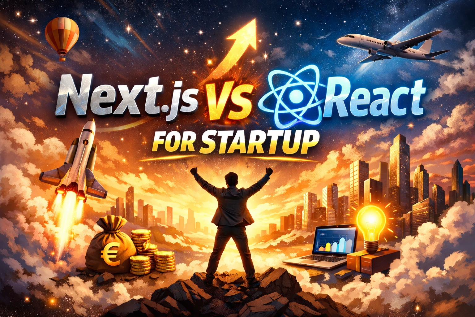 Next.js vs React: framework comparison for MVP startup development